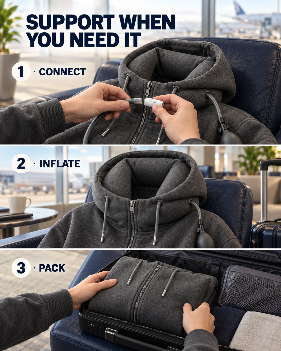 Vellorae AirSleep Travel Jacket