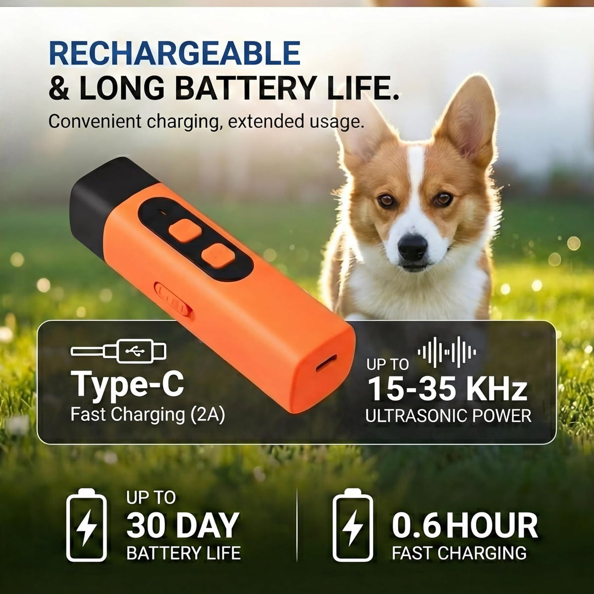 Bark Button rechargeable design