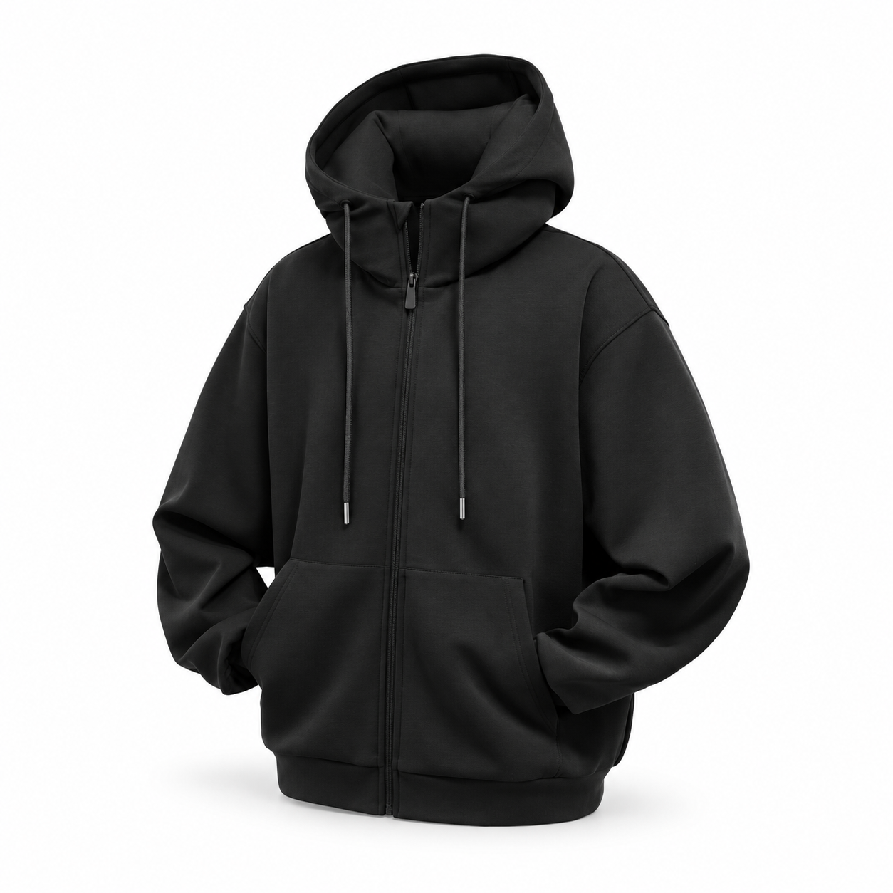 Black travel sleep hoodie