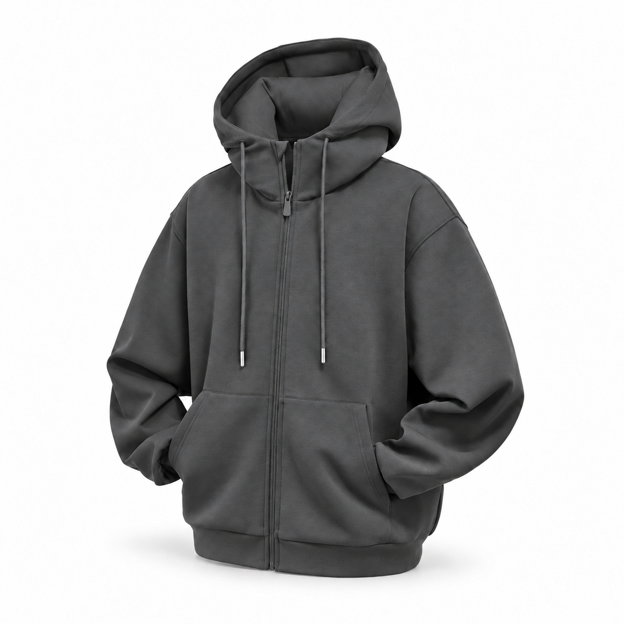 Charcoal Gray travel sleep hoodie