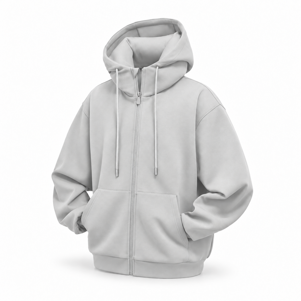 Light Gray travel sleep hoodie